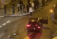 Madrid: Tres vehículos embisten a un coche y secuestran a un conocido delincuente en Carabanchel