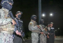 Ecuador detiene a 124 personas en la primera jornada del nuevo toque de queda en nueve provincias
