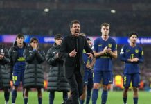 Atlético de Madrid asegura su presencia en la Champions League por decimocuarta temporada consecutiva con Simeone