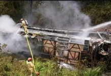 Accidente de autobús en Ecuador deja cinco muertos y 12 heridos