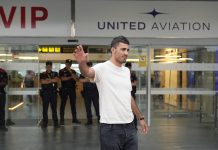 Rodri llega a Barcelona y afirma que fichar por el Barça «es un sueño»