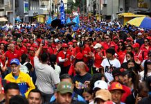 Chavistas rechazan presencia de EE.UU. en Venezuela y exigen liberación de Maduro