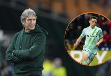 Manuel Pellegrini, técnico del Real Betis, acaba con los rumores sobre Álvaro Fidalgo y confirma porqué no ha jugado