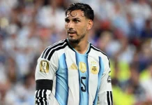 Leandro Paredes recibe una suspensión de 10 partidos por agredir a jugadores de España tras la final del Mundial