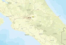Dos sismos de magnitud 5,4 y 4,8 sacuden Costa Rica durante la madrugada