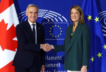 Mark Carney, primer ministro de Canadá, reivindica la alianza con la UE ante el Parlamento Europeo: “Los valores no se defienden solos”
