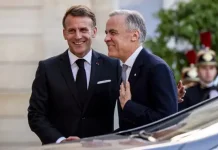 Macron recibe a Carney en una isla francesa frente a Canadá para «reafirmar la soberanía»