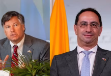 El vicepresidente José Manuel Restrepo llegó a Estados Unidos para la asamblea de la ONU: fue recibido por el Subsecretario de Estado