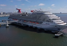 Un pasajero saltó por la borda de un crucero de Carnival y sigue desaparecido en el océano Pacífico