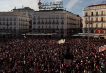 Una gran multitud de personas marcha en Madrid contra los desahucios tras el caso de Maricarmen: “Si no se aprueba este martes el decreto, este Gobierno que se dice progresista no tiene ningún sentido”