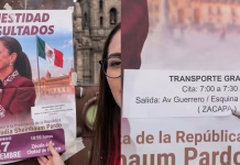 Acusan acarreo masivo para el evento de Sheinbaum en el Zócalo