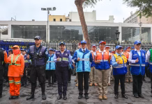 Municipalidad de Lima presenta plan de seguridad con más de 1.000 agentes municipales para procesión del Señor de los Milagros