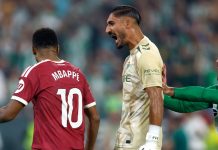 El Betis tumba al Real Madrid con un gol de Parrott y un penalti de Mbappé detenido por Valles en el descuento