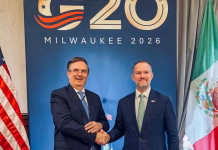 Marcelo Ebrard sostuvo “productiva reunión” con Jamieson Greer en medio de negociaciones comerciales en el G20