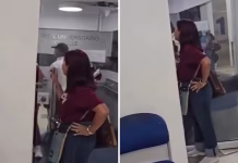 Periodista se encadenó en clínica de Cali para exigir una fecha de cirugía urgente para su esposo: “No me muevo de aquí”