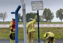 Las autoridades alemanas investigan un agujero en una valla en el aeropuerto de Leipzig