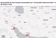 Alcanzados dos buques por «proyectiles desconocidos» cerca de las costas de Omán e Irak