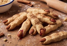 Receta de cookies con chips para Halloween, rápida y fácil